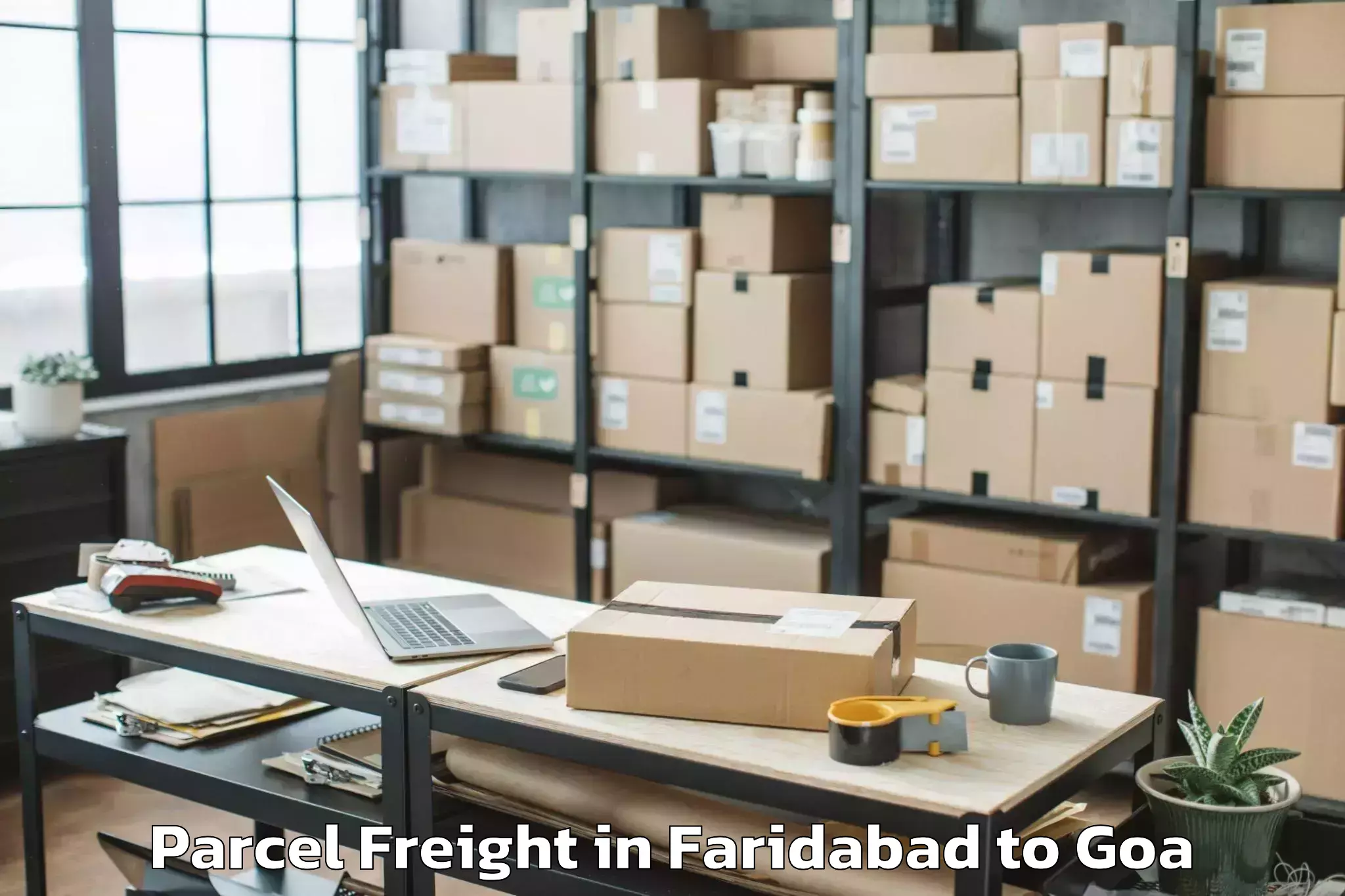 Trusted Faridabad to Margao Parcel Freight